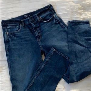 GAP cigarette jean, high rise